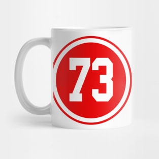 Adam Erne Number 73 Jersey Detroit Red Wings Inspired Mug